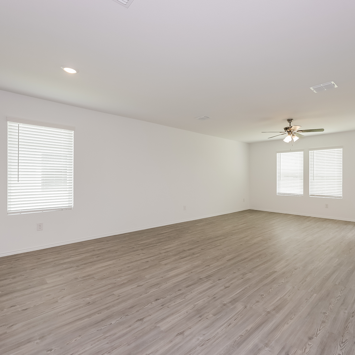 Luxury vinyl plank flooring