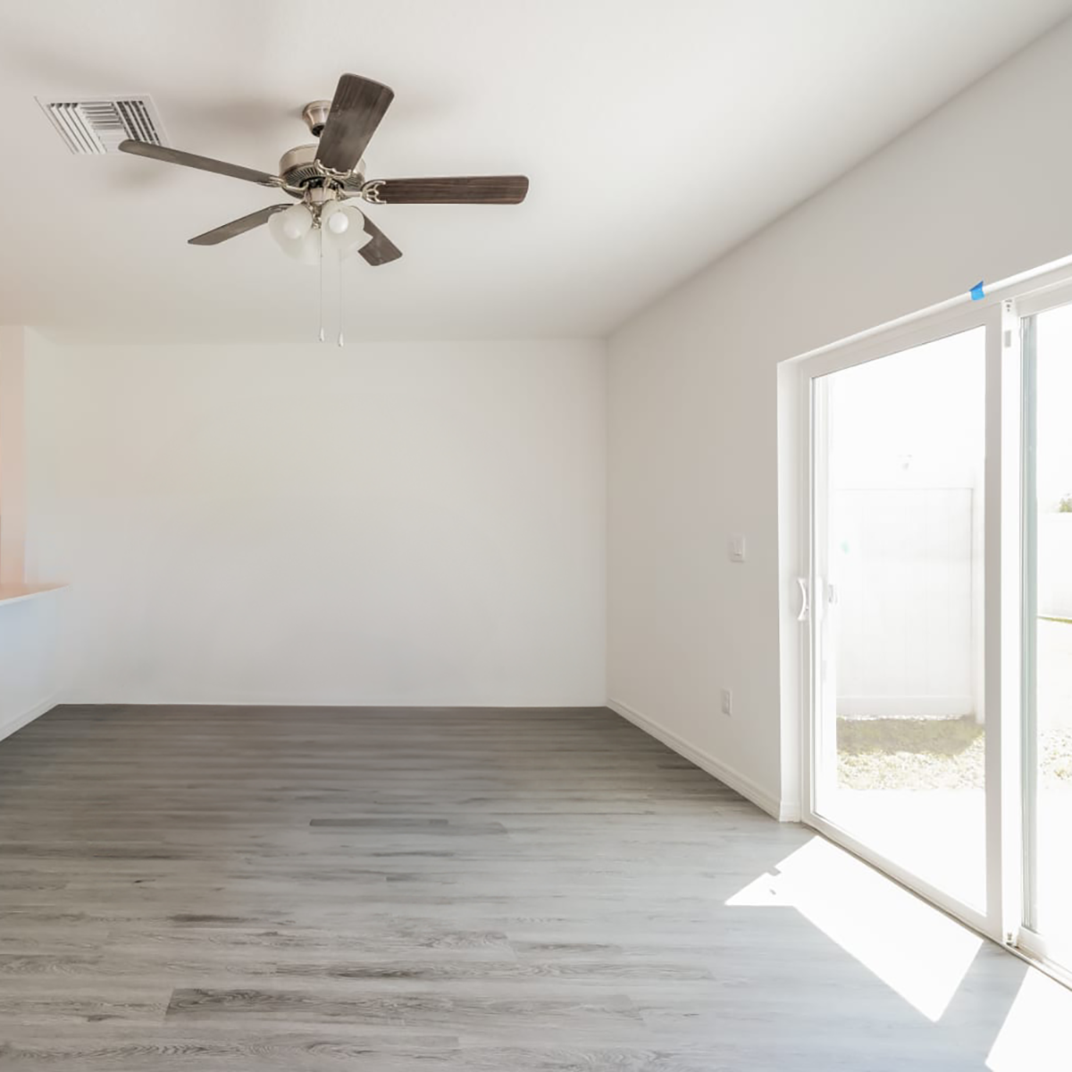 Luxury vinyl plank flooring